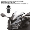Les-Theresa 10 Pieces Motorcycle M5 x 16 mm/0.6 Inch Windscreen