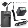 Kastar NP-FV100 Battery or AC Charger for Sony HXR-MC50 HXR-NX30