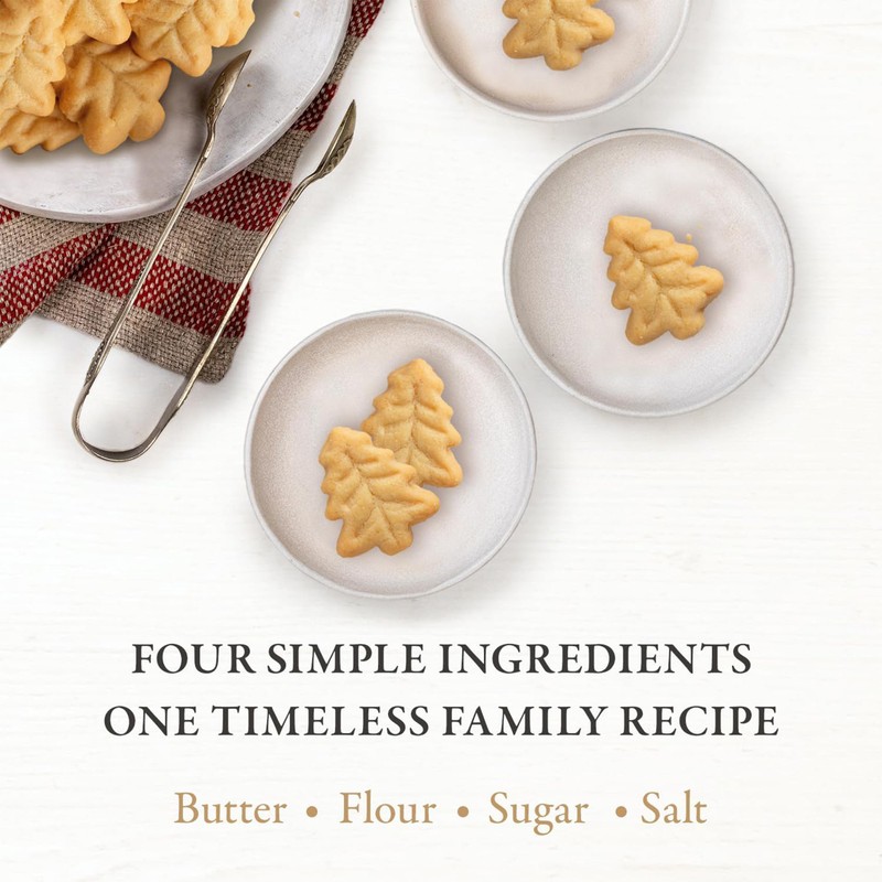 Walker's Shortbread Christmas Tree Shaped Mini Holiday Cookies, Pure Butter
