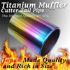 SFC(Suganuma Future Creation) マフラーカッター バンパーに隠れたマフラー テールを延長【チタン】テールアウター 【複数注文は色合わせします。問合せ下さい】 ※テール外径100mm専用 タイプ100-120T