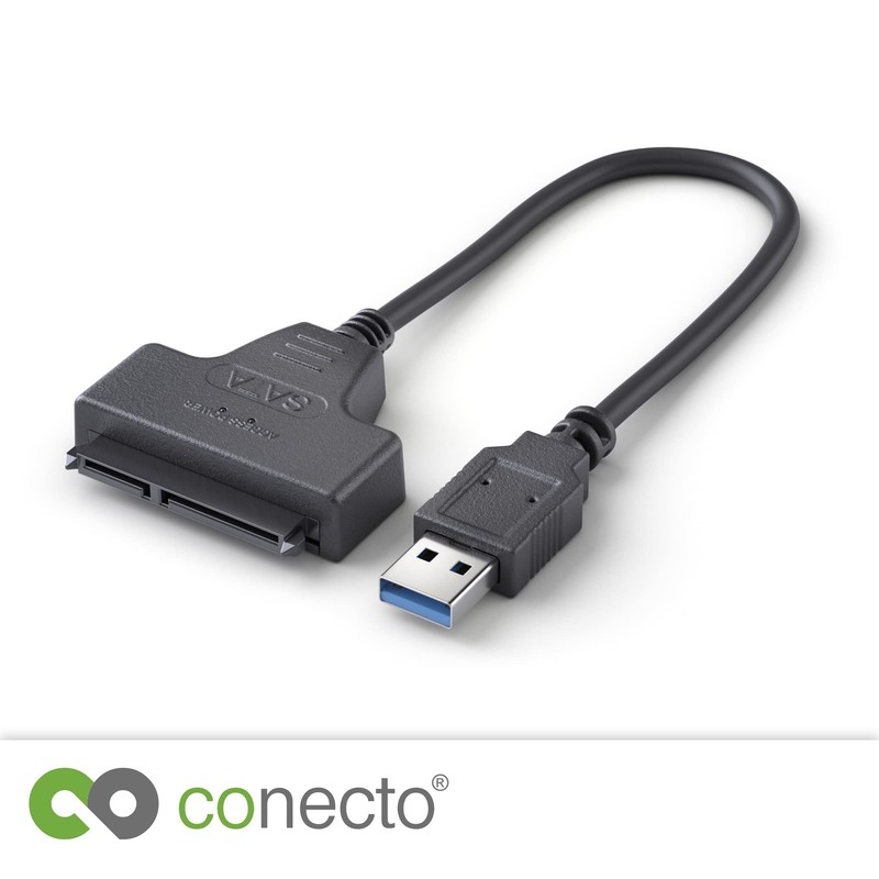 conecto, USB 3.0 to SATA Adapter Converter for 2.5 Inch
