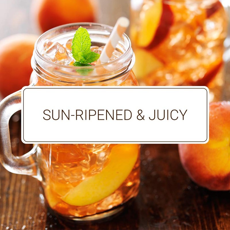 Monin - Peach Syrup, Fresh and Juicy Flavors, Great for