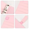 A5 PU Leather Ring Binder, Refillable 6 Round Ring Binder