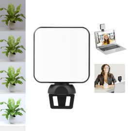 Camerina Luz de Relleno Portatil, W36 Mini Luz de Video LED Luz de Fotografía Portátil Aro de Luz con Temperatura de Color de 5600K Brillo Regulable  