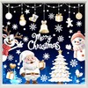 9 Sheets Christmas Window Stickers, Xmas Double-Side Reusable Window Clings,Snowflake