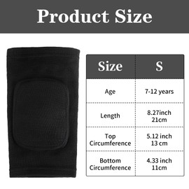 Sibba Kids Knee Pads, Soft Breathable Knee Brace, Anti-Slip Padded Sponge Knee Protector, knee support for Volleyball Football Dance Yoga Tennis Running Cycling Workout Climbing