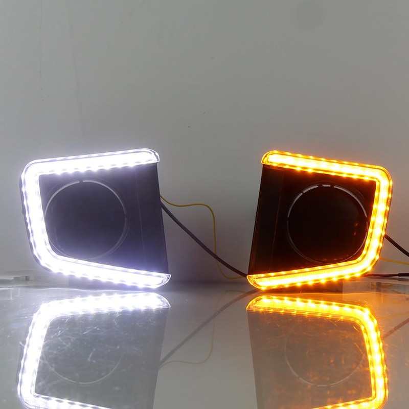 LED DRL Fog Lights Fit for 2014-2021 Toyota Tundra with