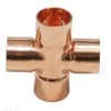 22mm Copper End Feed Equal Copper Cross 4 Way Plumbing