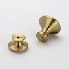 Vogueing Tool Round Knobs Handle, 2pcs Brass Knobs Unrust Gold