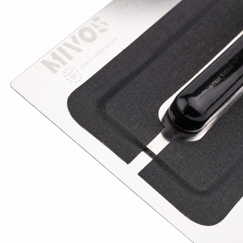 MIVOS Premium smoothing trowel made of high-quality stainless steel, 360