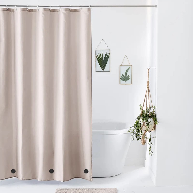 Shower Curtain Weights, Silicone Encased Strong Shower Curtain Magnets, No