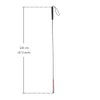 VISIONU Aluminum Mobility Folding White Cane for Vision Impaired and