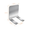 Pack of 2 Alloy Cat Scoop Holder with Holes, Deep
