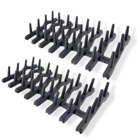 DL-pro 2 x Upper Basket Insert for AEG Electrolux 138018410/9 1380184109 138018400/0 1380184000 Rubber Spikes 175 x 80 x 30 mm for Dishwasher Upper Basket