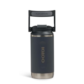 IGLOO Thermos Flask Tumbler 12, Stainless Steel Drinking Bottle, Anthracite, Leak-Proof, 0.35 L
