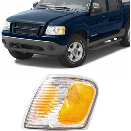 UPPARTS For 2001 2002 2003 2004 2005 Ford Explorer Sport Trac Corner Light - Fits Driver Side - Turn Signal Light Includes Lens and Housing - ISO Certified DOT Compliant Parking Light