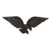 Cast Iron Patriotic American Bald Eagle With Open Wings Wall