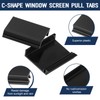 Window Screen Pull Tabs 20 Pack Replacement Universal Spline Channel
