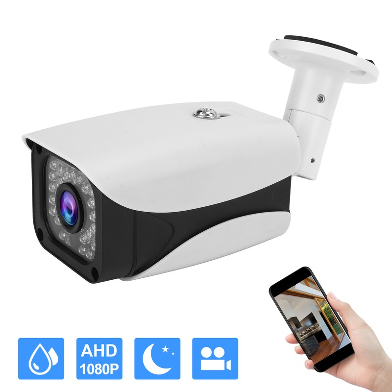 Indoor Outdoor Security Camera HD 1080P 2MP IP66 Waterproof Infrared