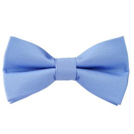 ZENXUS - Pajaritas preatadas, lazos formales de esmoquin sólidos, niños y jóvenes, adultos, 3 tamaños, 12 azul cielo, S - (0-5 yrs., babies, toddlers)