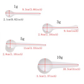 ONLYKXY ONLYKXY 1/3/5/10g Measuring Spoons Coffee Protein Milk Powder Scoops Spoon Kitchen Tools