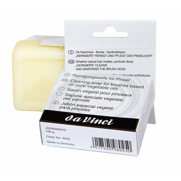 Da Vinci 4033 Series Cleaning Soap for Brushes, Bristle, Yellowish, 30 x 30 x 30 cm