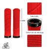 VIAUMBR Bicycle Grips Bicycle Handlebar Grips Shockproof Non-Slip Rubber 1