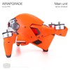 WRAPGRADE for DJI FPV Skin Seal (Neon Orange)