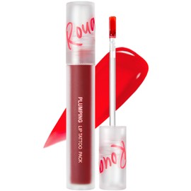 MAXCLINIC Rouge Star Plumping Lip Tattoo (0.17 oz) - 72-HR Long Lasting Waterproof Peel Off Lip Stain - Transfer-Proof, Non -Sticky Hydrating Matte Lip Tint Tattoo (Classic Red)