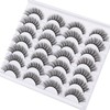 Newcally Cat Eye Lashes Natural Look Wispy Fluffy False Eyelashes