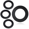 4-Pack Washer Drain Gasket Compatible with WH23X38617 Pump Filter with