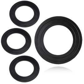 4-Pack Washer Drain Gasket Compatible with WH23X38617 Pump Filter with Seal