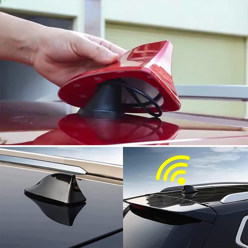 Universal Car Shark Fin Antenna, Car Radio Antenna Replacement Universal