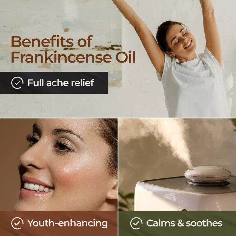 Gya Labs Pure Frankincense Essential Oil For Pain - 100%