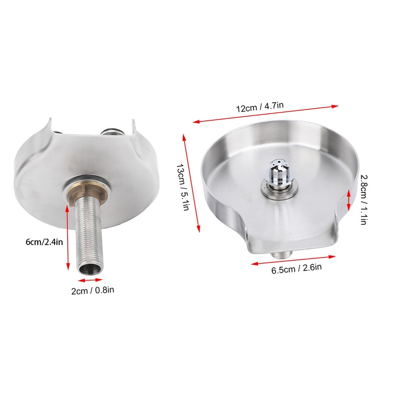 Automatic Cup Washer High Pressure Glass Rinser Press Type Stainless