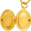 LIFETIME JEWELRY Locket Necklace That Holds Pictures [ Oval Gold