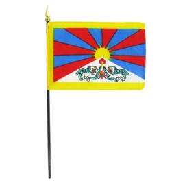 Online Stores Tibet 4 x 6 Inch Stick Flag