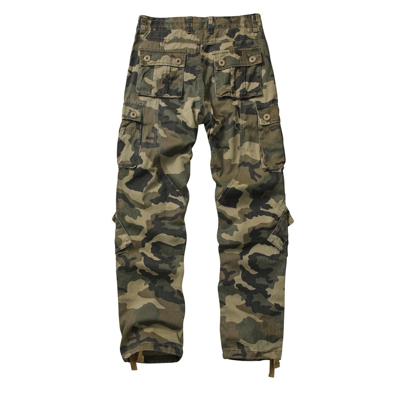 GSGGIG Men's Cargo Pants, Casual Outdoor Camo Pants, Relaxed Fit