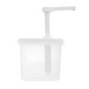 Araven RVN013 Sauce Dispenser Gn 1/6 Transparent 2.6Ltr Dishwasher Safe