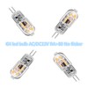 Sriomny G4 LED Bulbs 12V 2W [10-Pack] 3000K Warm White,