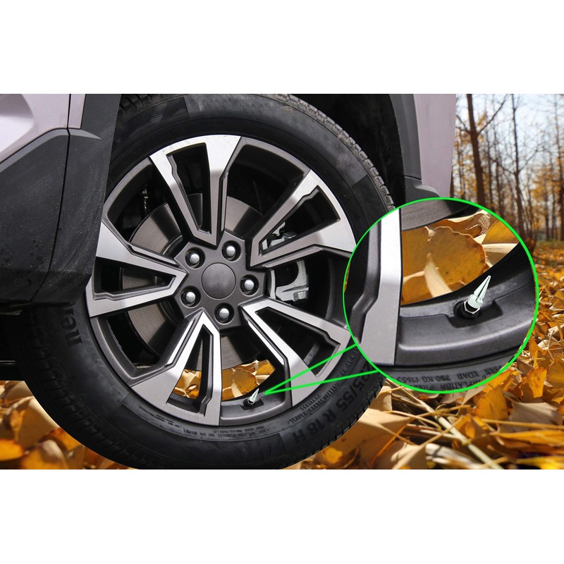 Lunsom Spike Valve Caps Tire Air Stem Rim Cap Cover
