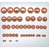 47 Soundman® Pads for Alto Saxophone Lambskin Universal Upholstery Set