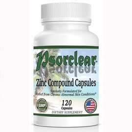 Psorclear-Psoriasis & Eczema Relief | A Proven Effective and All-Natural Product for Psoriasis Eczema & Rosacea Relief That Works - Rated One of The Best (120 Count Bottle)