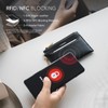 Vulkitty Slim Card Holder for Womem with Keychain and ID
