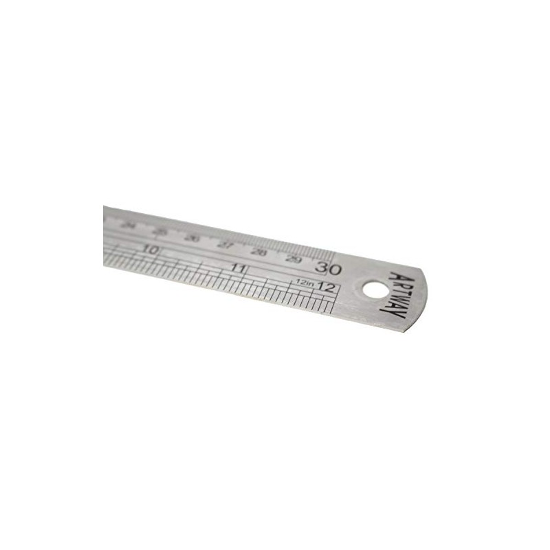 Artway Stainless Steel Ruler - 30cm