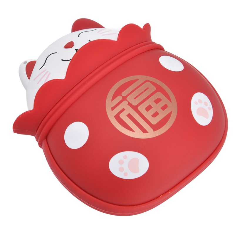 Electric Hand Warmer USB Rechargeable Double Sided Portable Lucky Cat