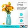 MODGY - Jarrón de flores expandible de plástico moderno para