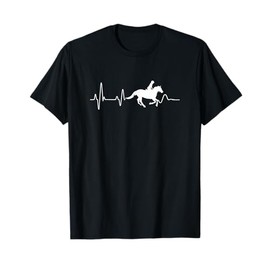 Cavalli Battito Cardiaco Cavallo Equitazione Regalo Cavallo Maglietta