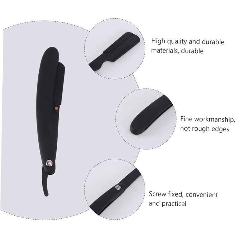 SAFIGLE Folding Razor Beard Trimming Tool Holder Portable Eyebrow Cutter