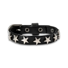Punk Star Leather Bracelet for Women Men Y2K Black Star Bracelet Adjustable Belt Leather Wristband Star Shaped Rivet Stud Bracelet for Teen Girl Boy Rocker Motorcyclist 2000s Emo Punk Accessories